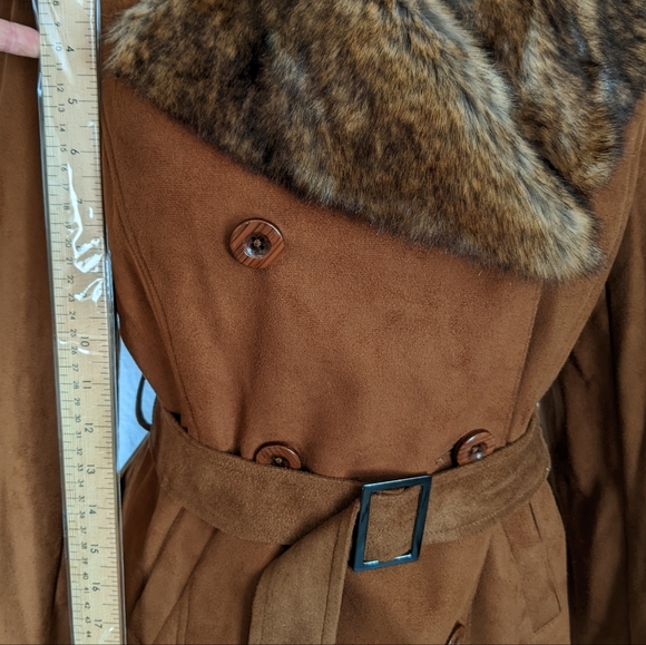 Chicos Faux Fur/Faux Suede Jacket - Picture 2 of 6